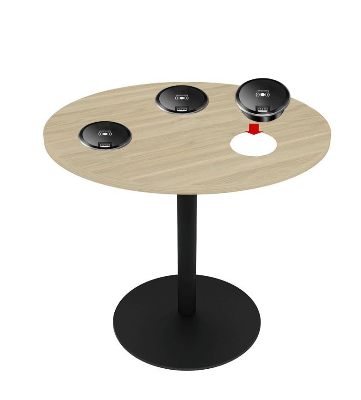 Desktop Long-Distance Charger for Home & Office Furniture