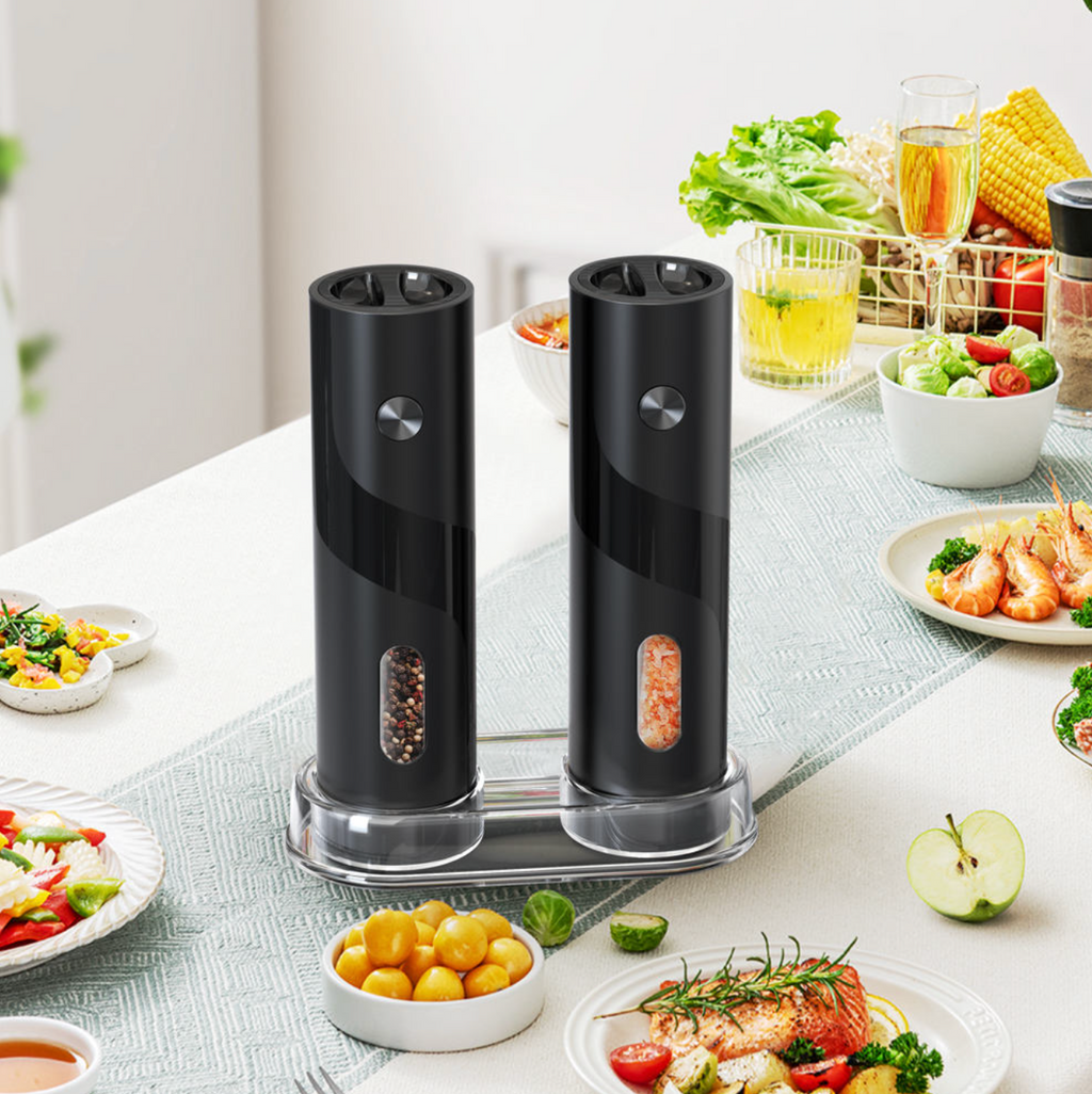 120ml Electric Salt & Pepper Grinder Set